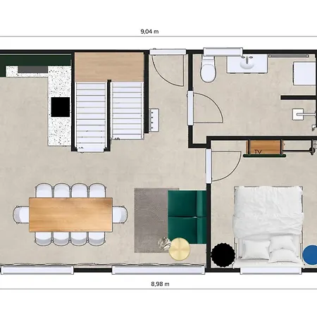 Semesterbostad Xzllenz - 4 Schlafzimmer, Zentral, Parken, U-bahn, 2 Baeder, 4 Smart-tv, Optional Einzelbett *